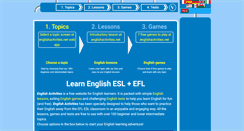 Desktop Screenshot of englishactivities.net